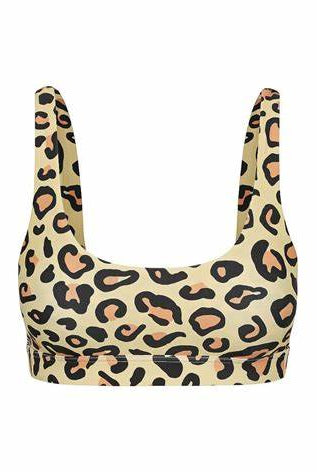 Sun Leopard Print Bikini Top