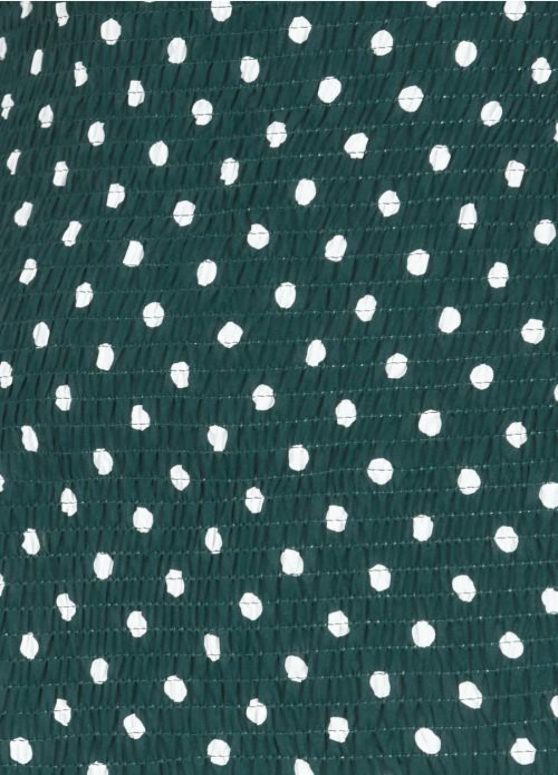 Close up of dot print design
