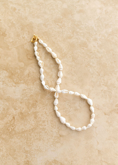 Shell necklace from Indigo & Wolfe