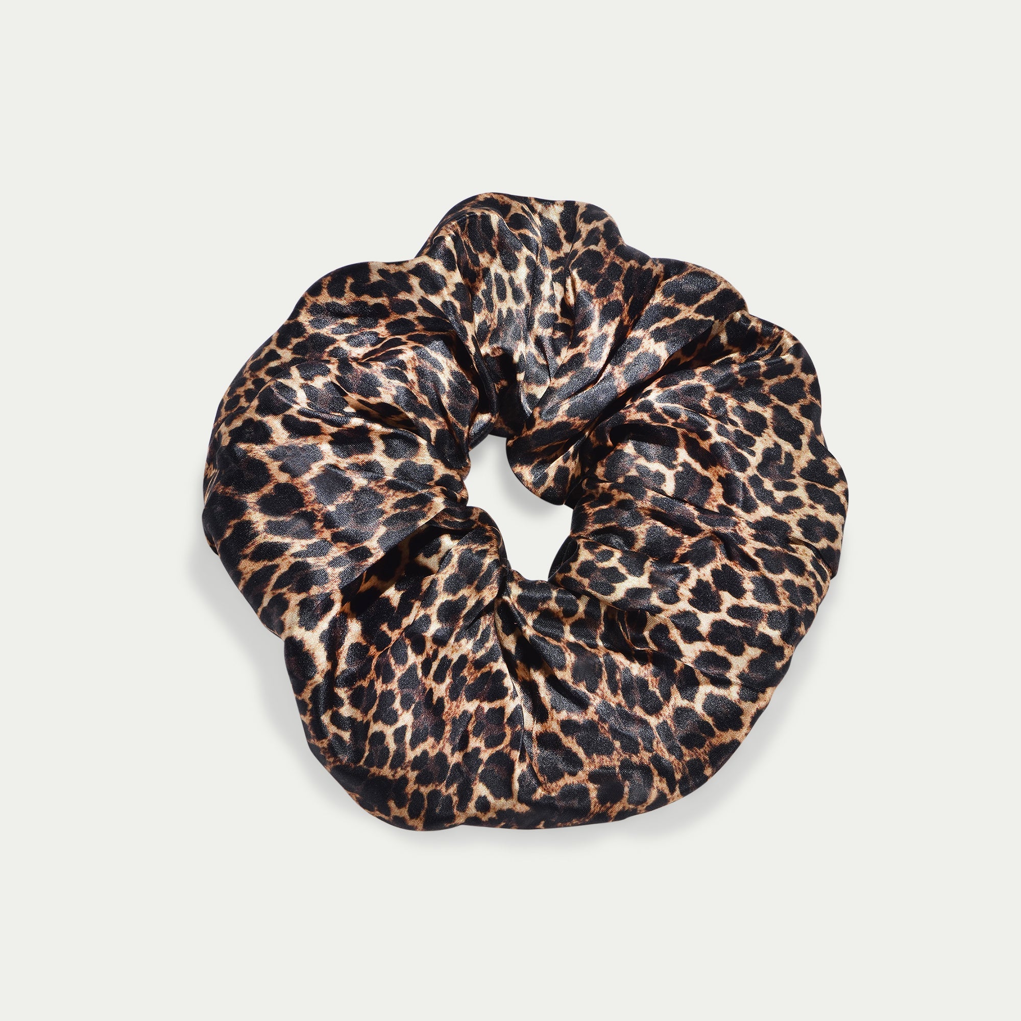 Kitty Paloma Silk Scrunchie Leopard