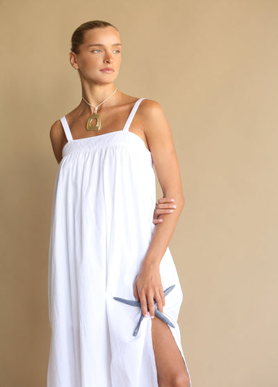 White cotton sundress from Araminta James