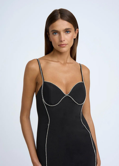 By Johnny - Femmina Diamond Pipe Dress - Black