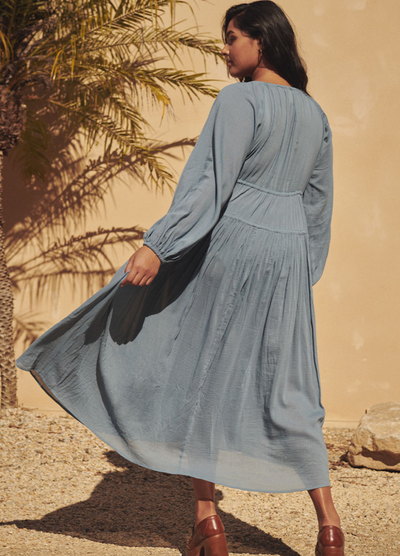 Spell Belladonna Dress - Dusty Blue 