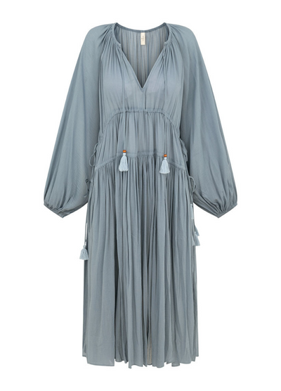 Spell Belladonna Dress - Dusty Blue 