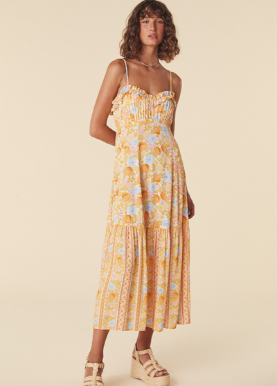 Spell Enchanted Wood Maxi Dress in Dandelion Print