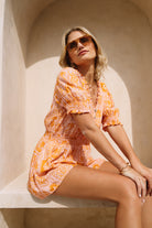 Shirred waist playsuit from ESTL 