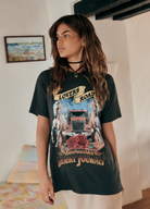 Lovers Road Charcoal Biker Tee from Spell