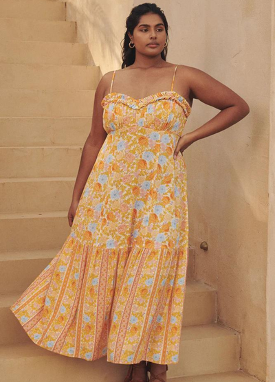 Enchanted wood midi dress
