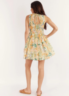 Fit and flare mini dress in pretty floral print from girl and the sun