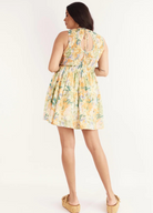 Fit and flare mini dress in pretty floral print from girl and the sun