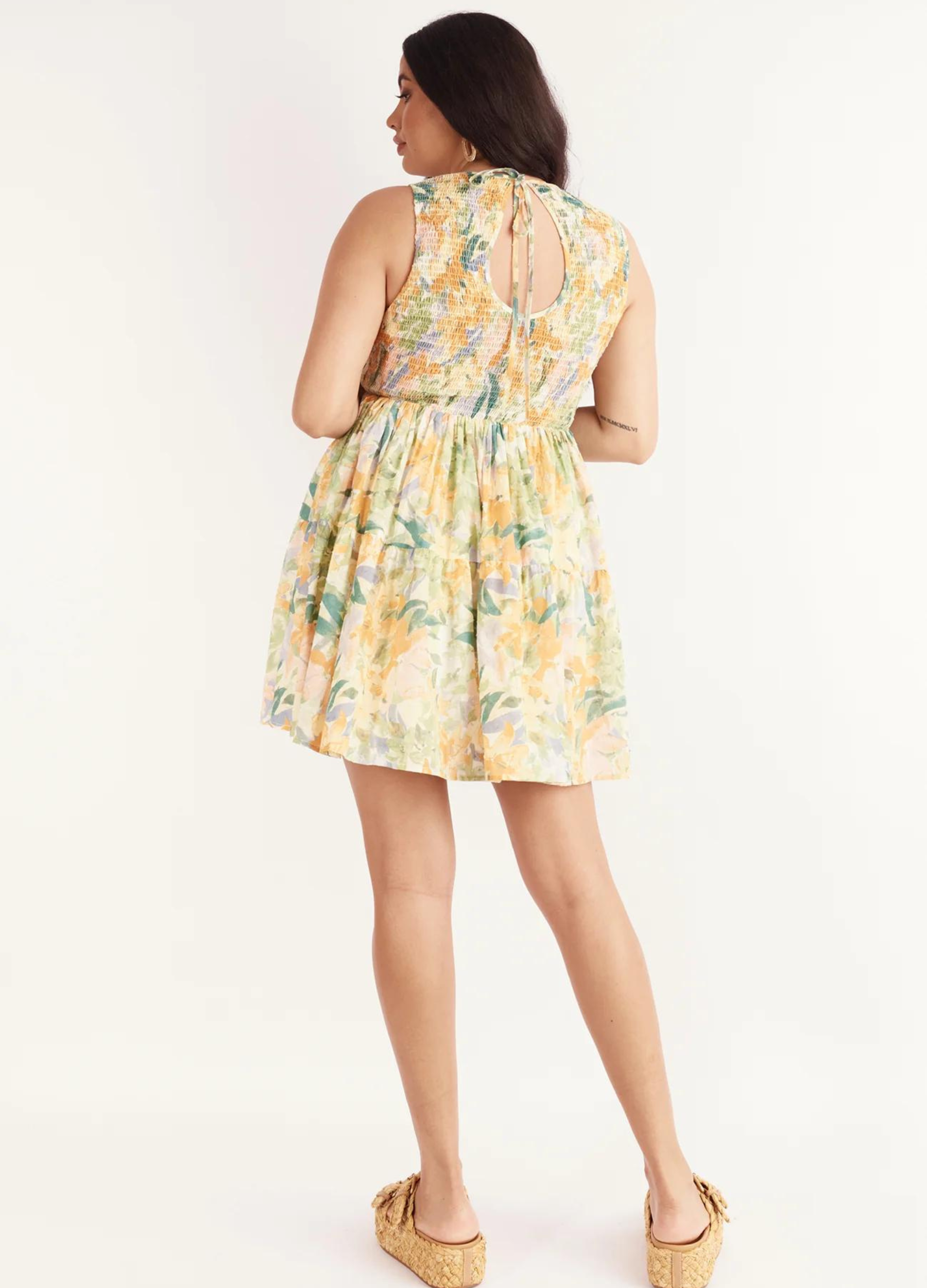 Girl and the Sun Sleeveless Solange Mini Dress Wildflower