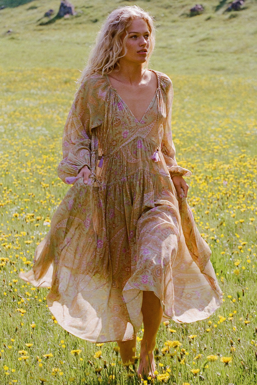 Spell - Belladonna Gown - Dusty Olive