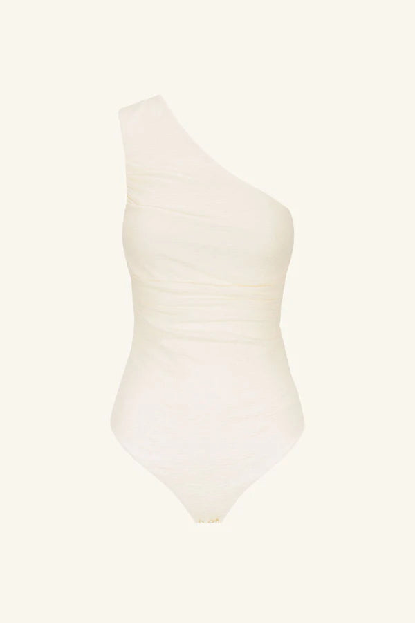 Shona Joy Beau Bodysuit in Rice 