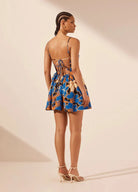 Shona Joy Karla Low Open Back Mini Dress