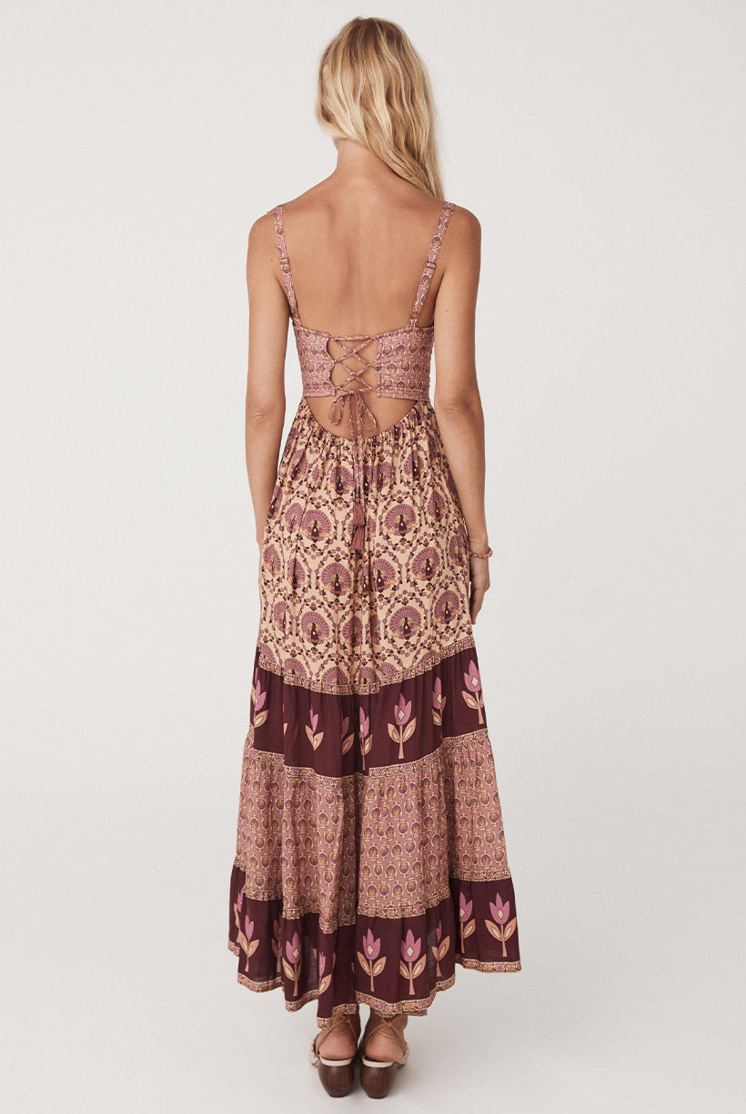 Spell Chateau Quilted Maxi Dress