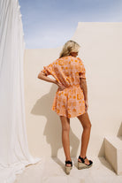 Shirred waist playsuit from ESTL 