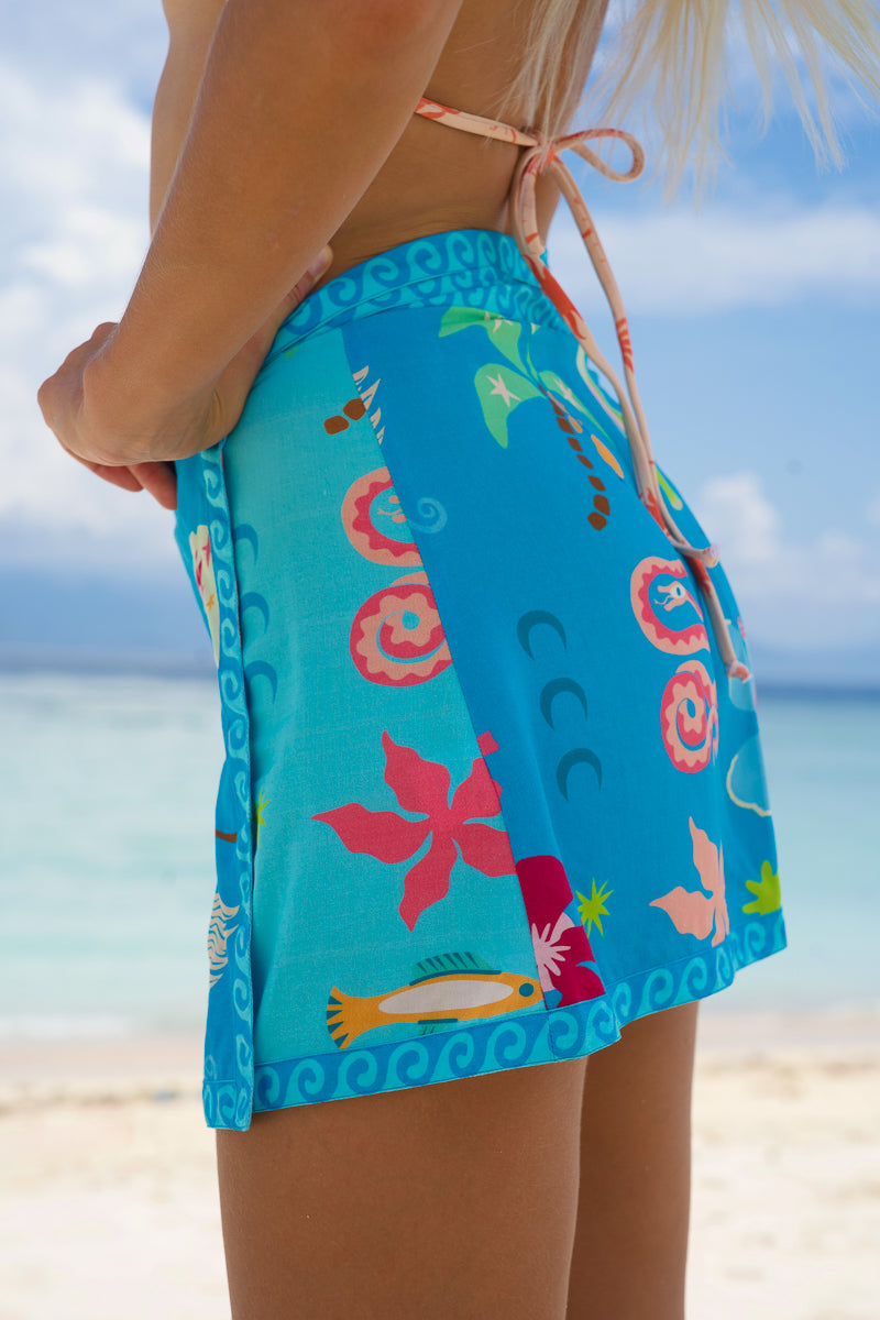 Short wrap skirt from Palm Collective