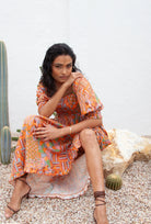 Mosaic Print Maxi Dress from Girl and the Sun