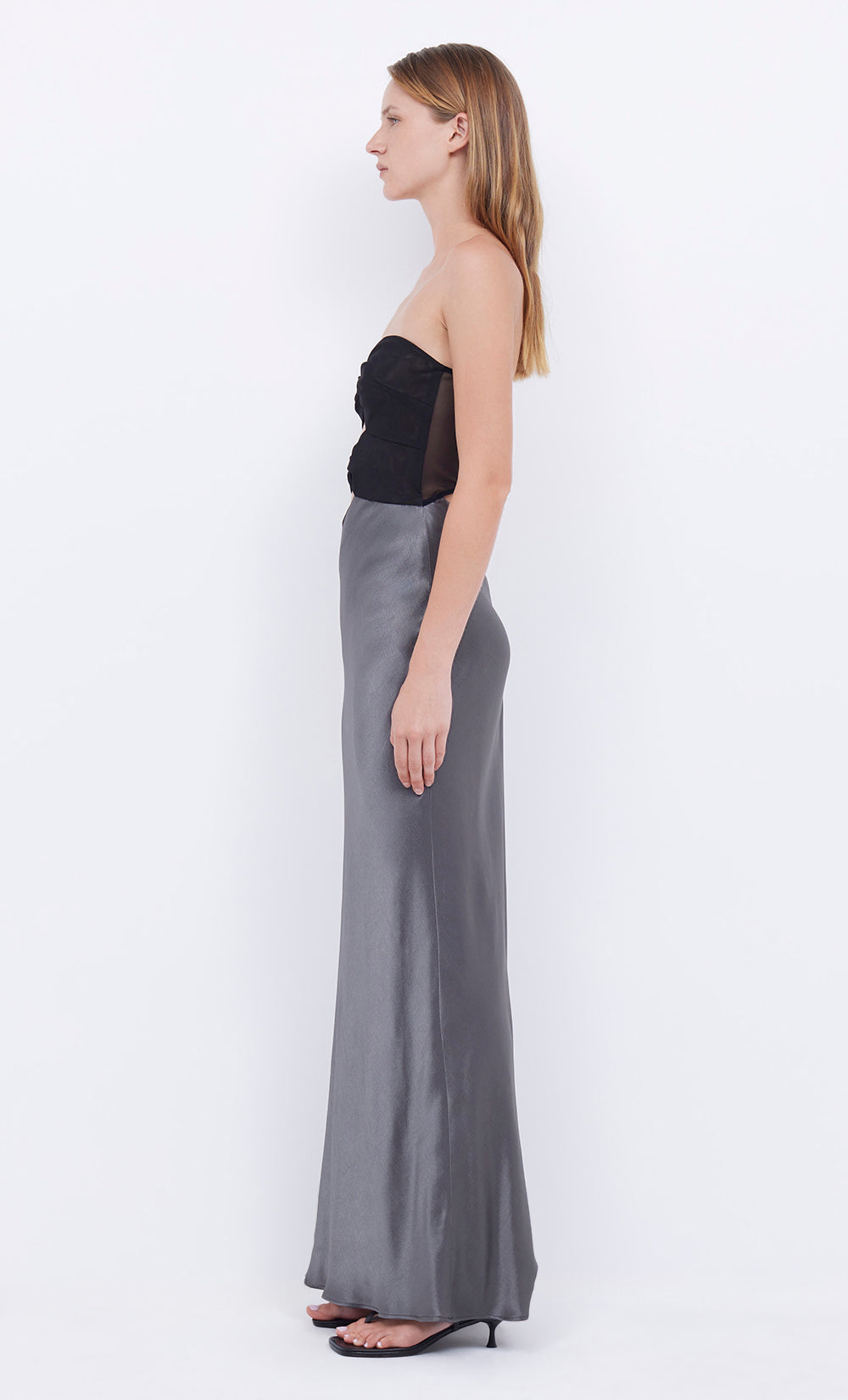 Bec + Bridge Halle Dress Gunmetal/Black