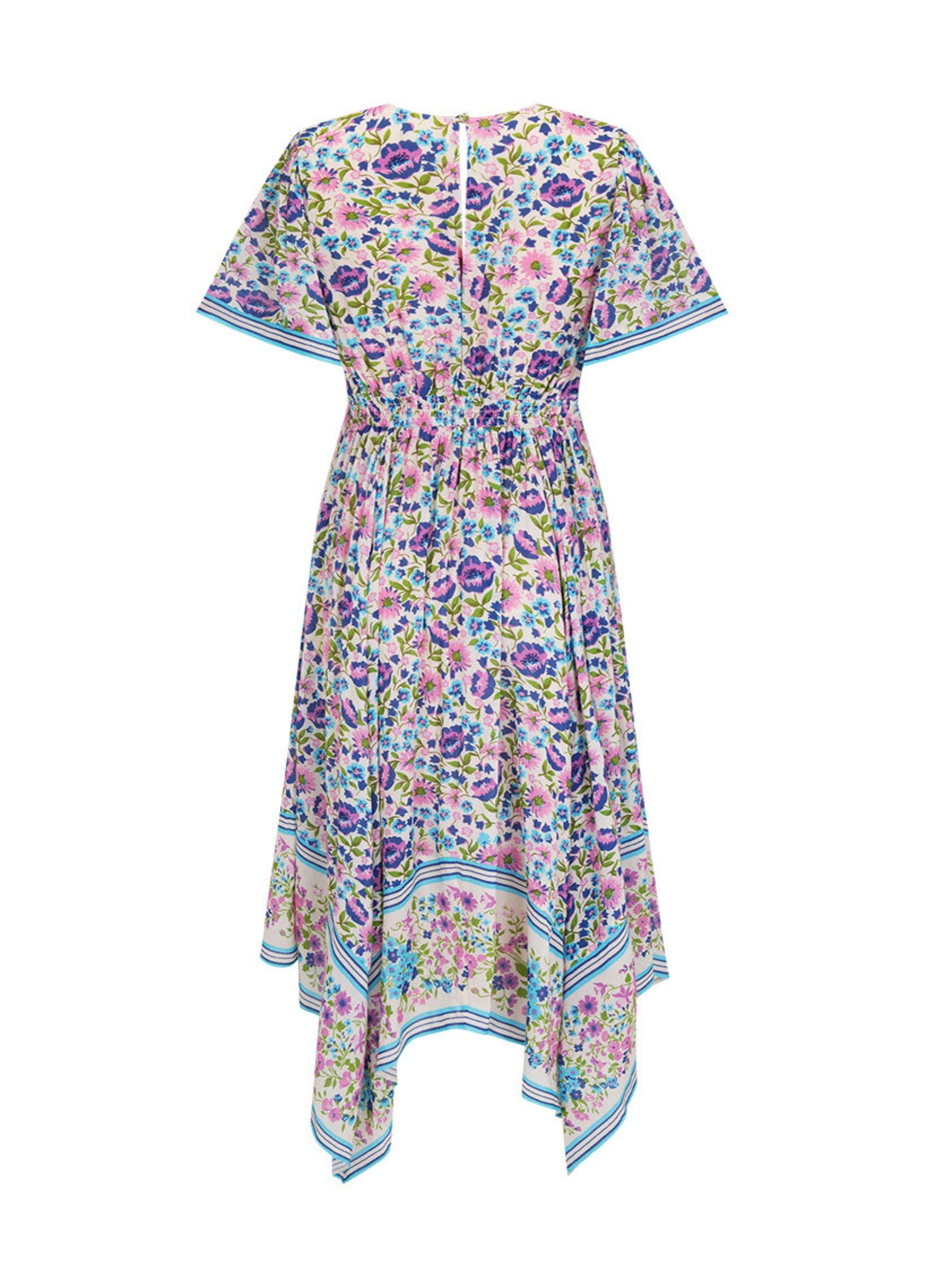 Impala Lily Handkerchief Dress - Iris