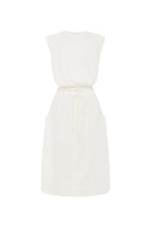 White dress on a white background