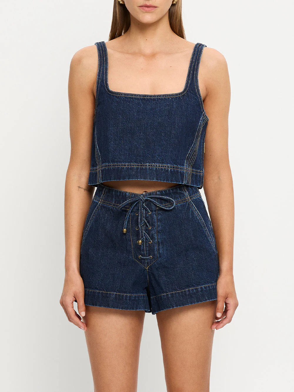Joelle Indigo Denim Top from Kivari