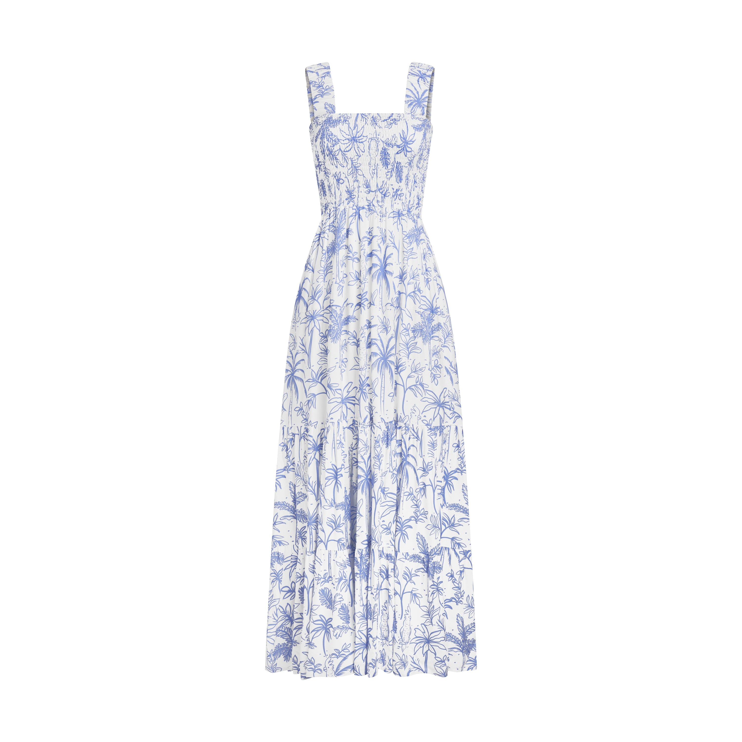 Image of the Katerina Maxi Dress from ESTL in the Sentosa Print