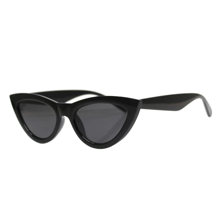 Reality Eyewear - Cat Eye Kiss Kiss Sunglasses - Black