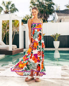 Label of Love Printed Isla Ric Rac Dress 