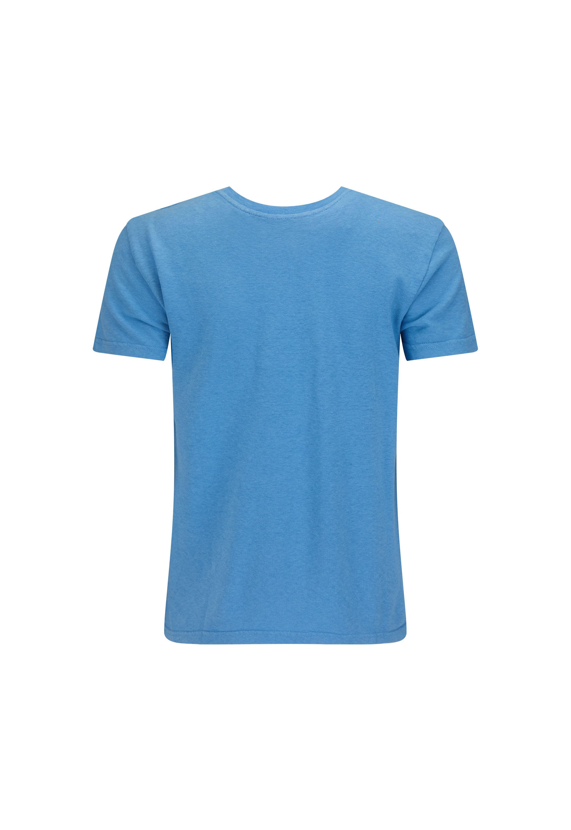 Blue t-shirt on a white background