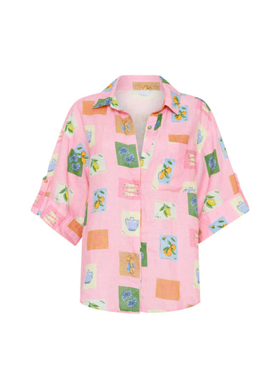 100% Linen Mirage Shirt from Palm Noosa 