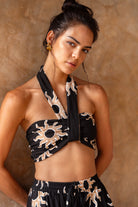 Black Halterneck top from Lokoa