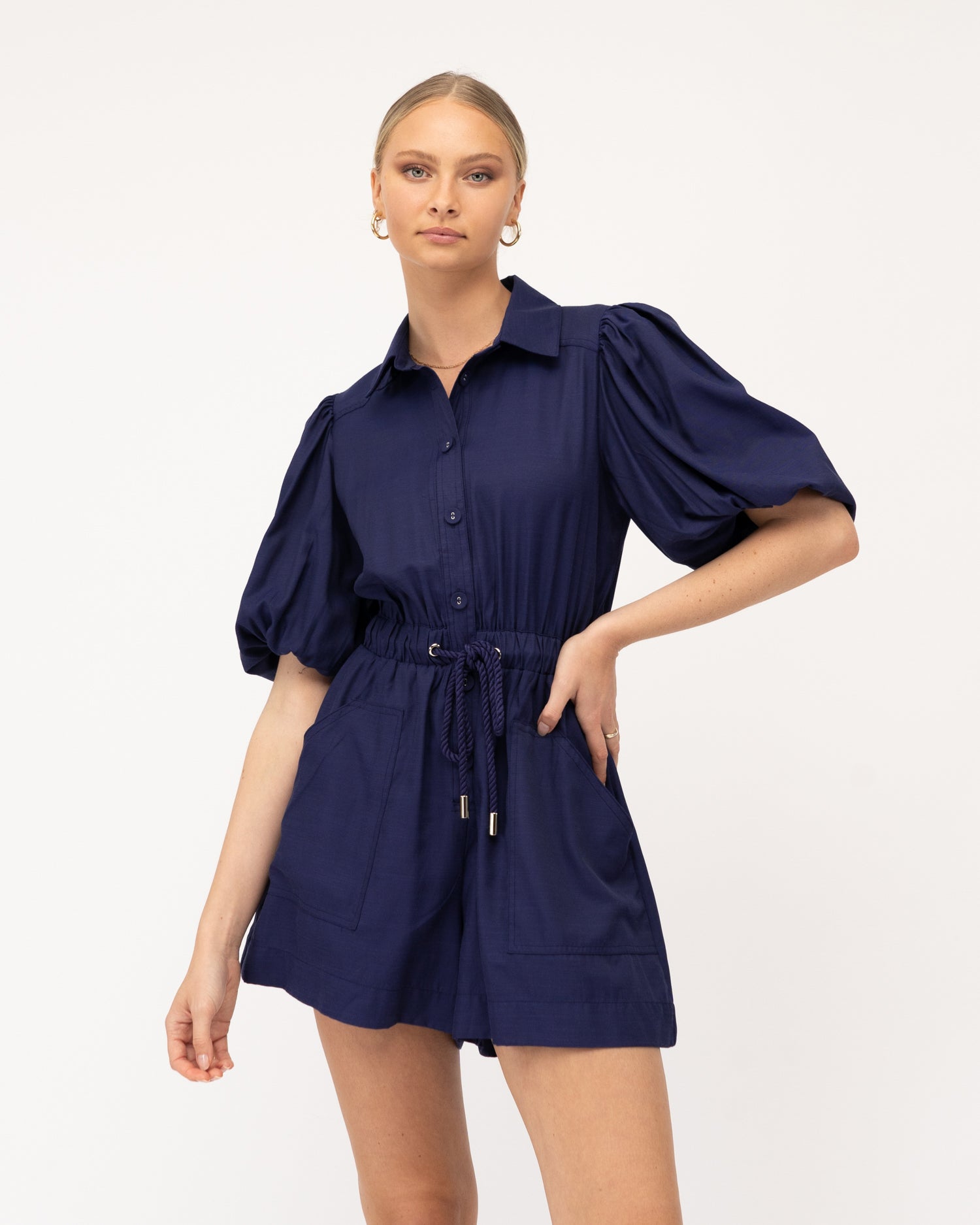 Next navy playsuit sales