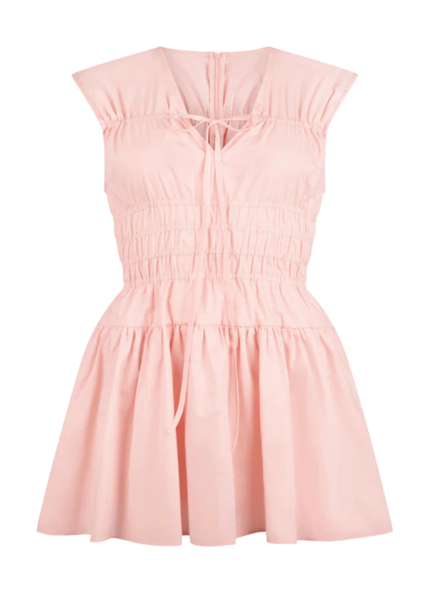 Pink A Line Cotton Dress from Araminta James