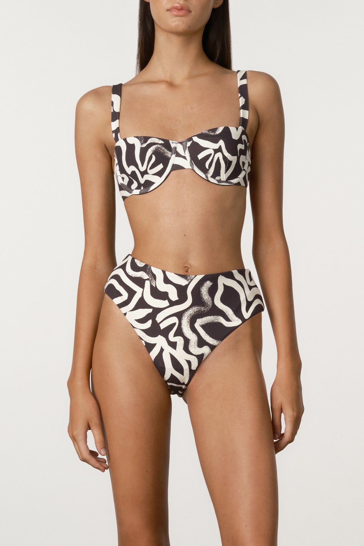 Paint Flower High Waist brief from Zulu & Zephyr