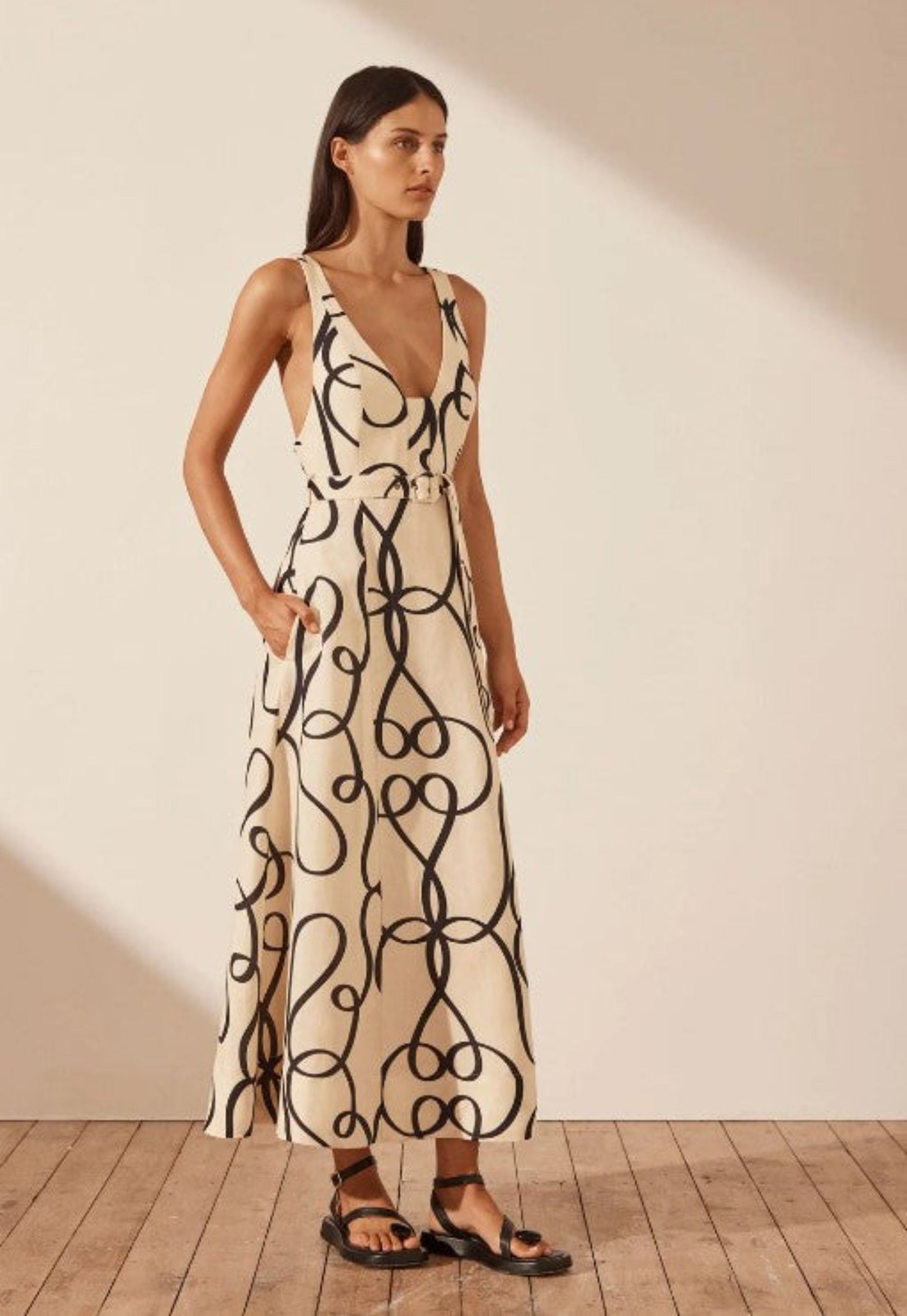 Shona Joy Vietri Midi Dress 