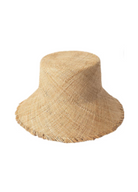 Raffia Macrame Bucket Hat