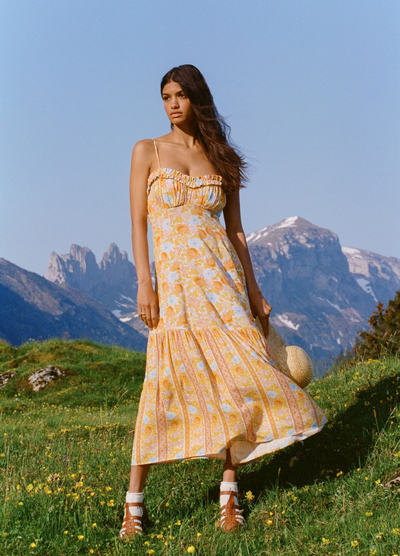Enchanted wood midi dress