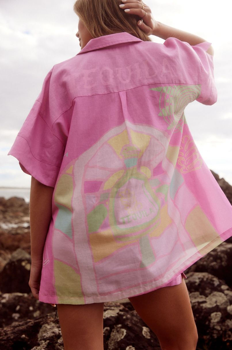 Sabbi Patron Shirt Rosado 