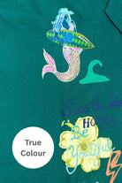 Blonde Woman Wearing the Seas the Day Shirt 