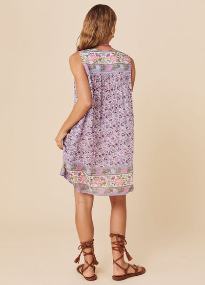Spell Sienna Tunic Dress in Lilac 