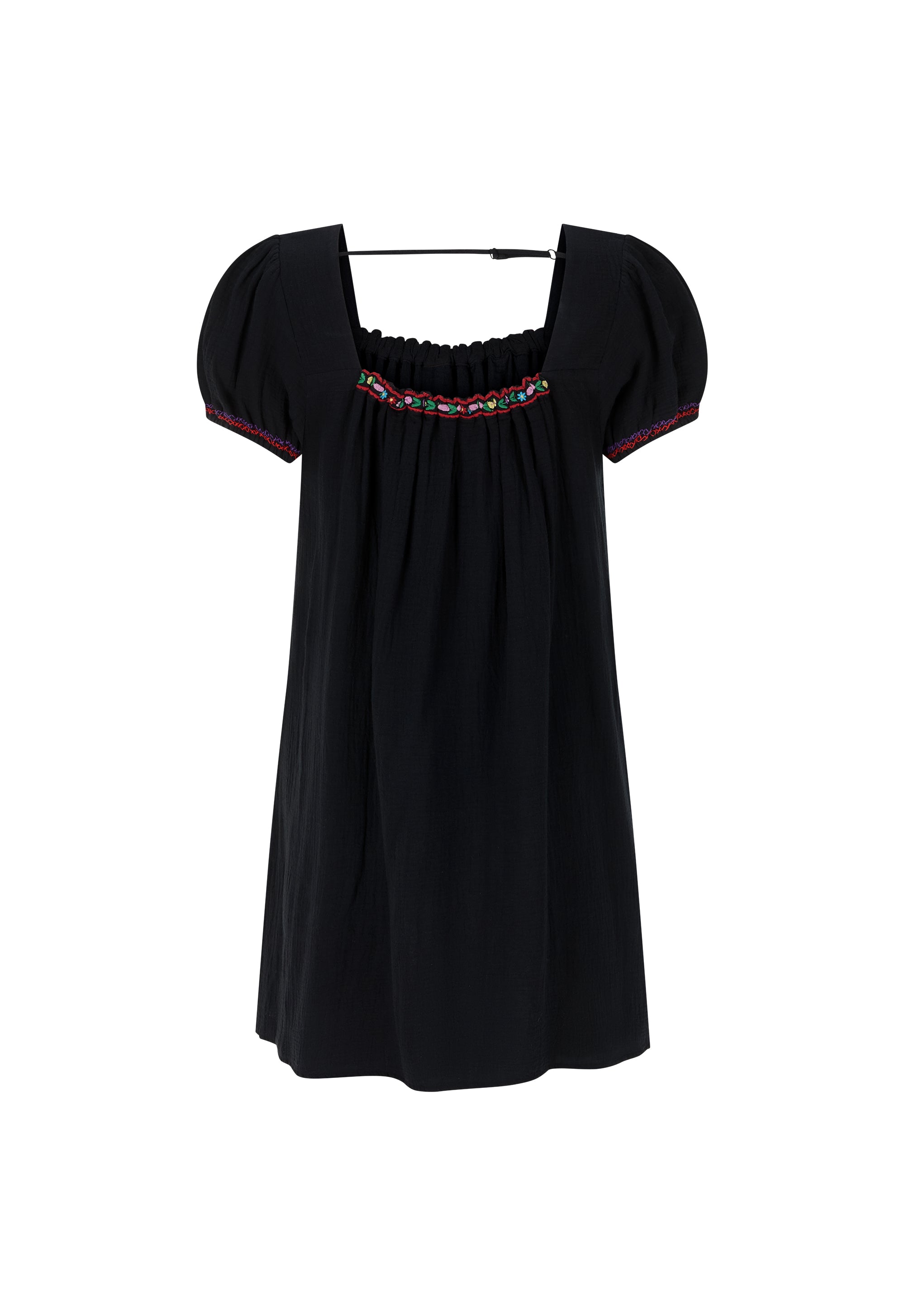 Spell Feliz Mini Dress in Woodland Black