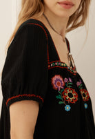 Spell Feliz Mini Dress in Woodland Black