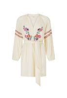 Spell Feliz Tunic Dress in Vintage Cream