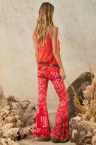 Red printed flares from Spell