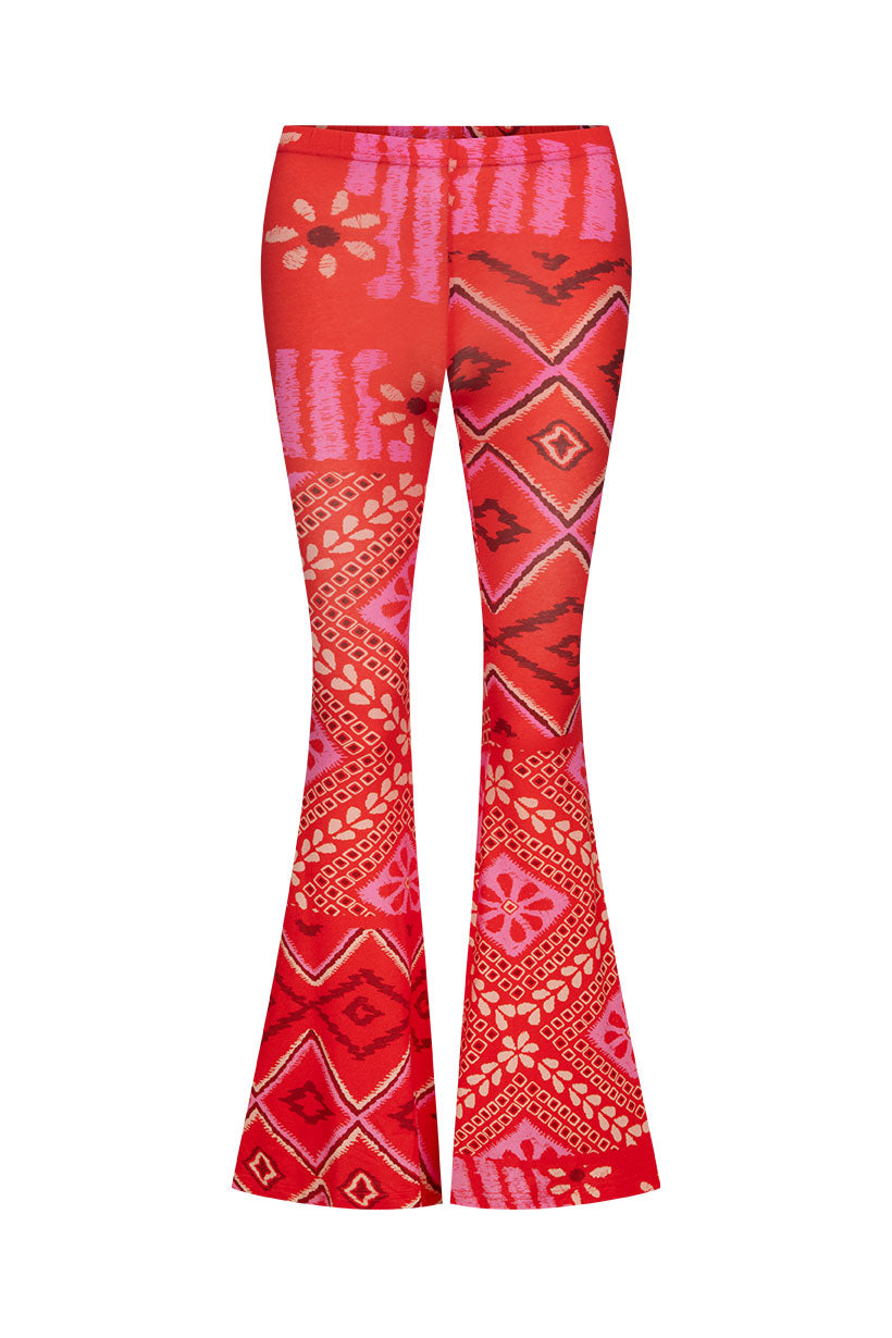 Red printed flares from Spell