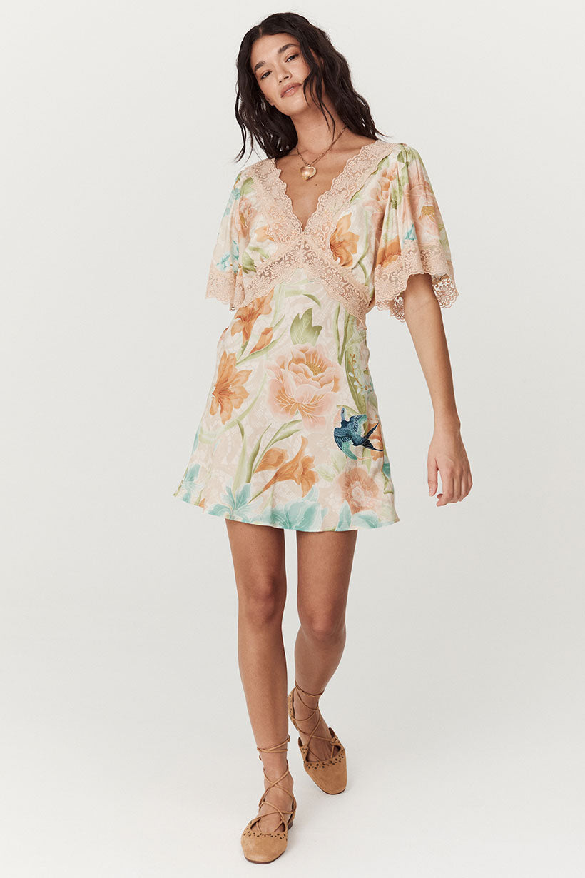 Shop the Painters Garden Mini Dress Seafoam Spell She Creates Stories