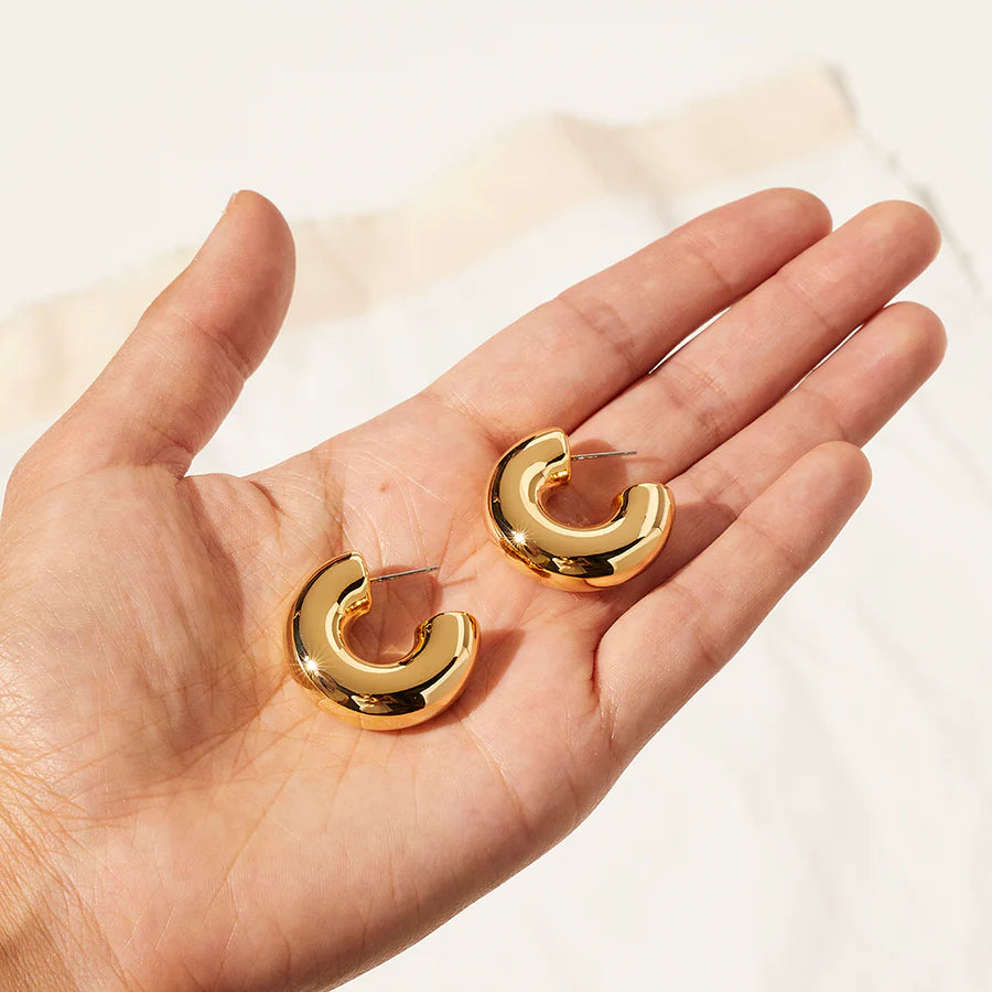 Jolie and Deen - Winnie Hoops - Gold