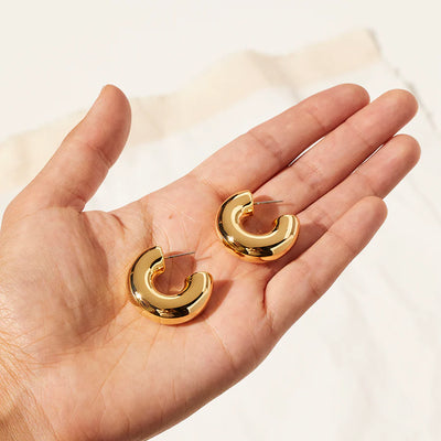 Jolie and Deen - Winnie Hoops - Gold