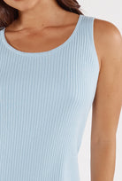 Knitted blue mini dress from Girl and the Sun